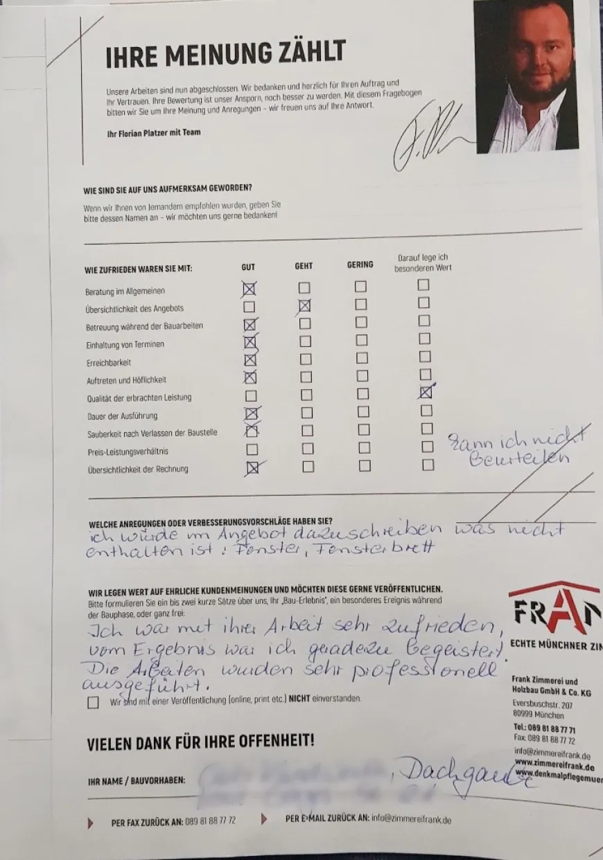 Kundenfeedback