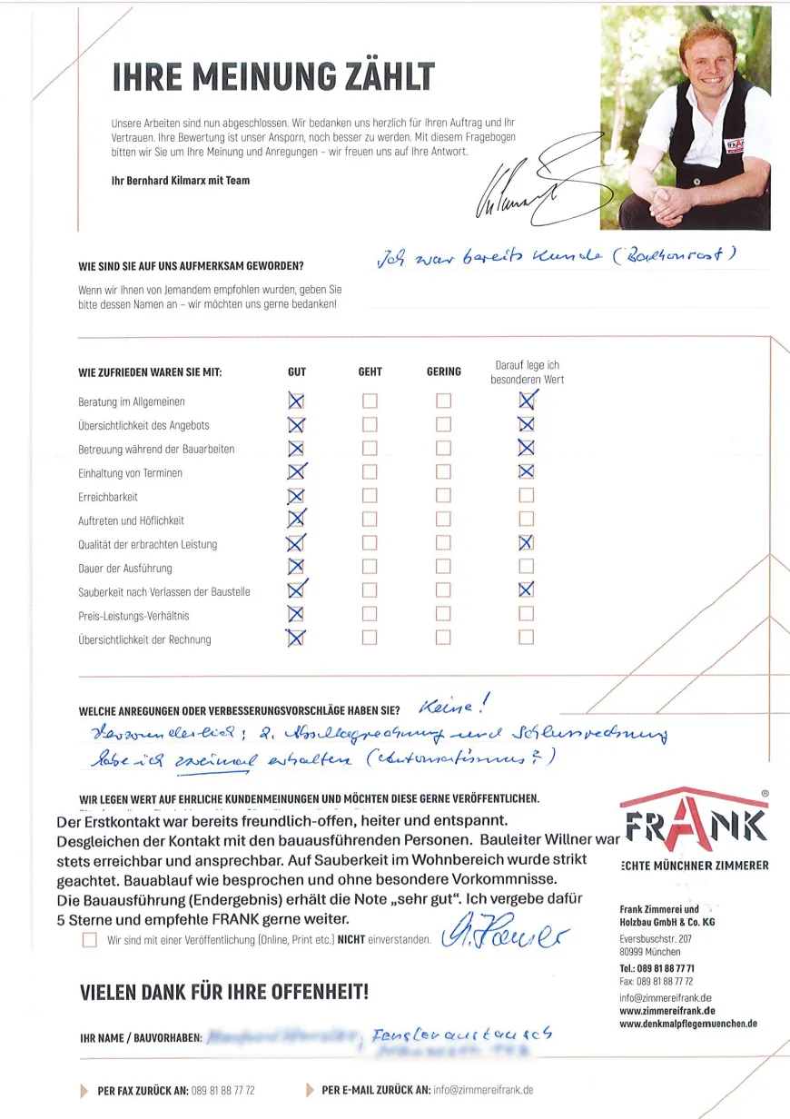 Kundenfeedback
