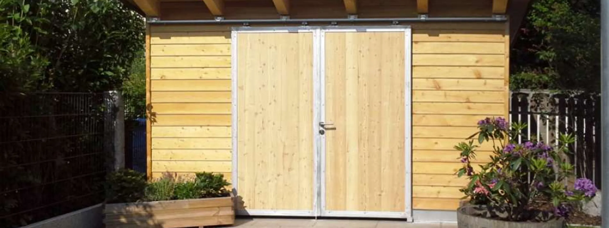 Neubau eines Gartenhauses