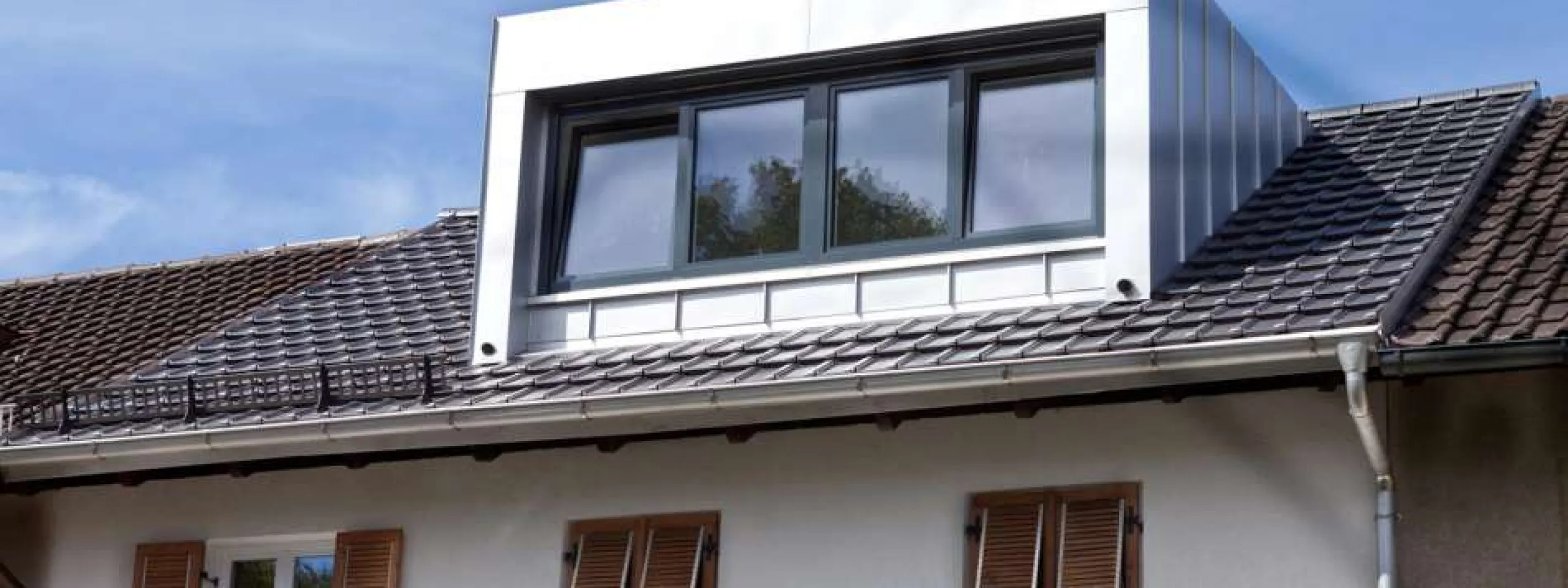 Elegante Dachgauben mit innenliegender Dachentwässerung