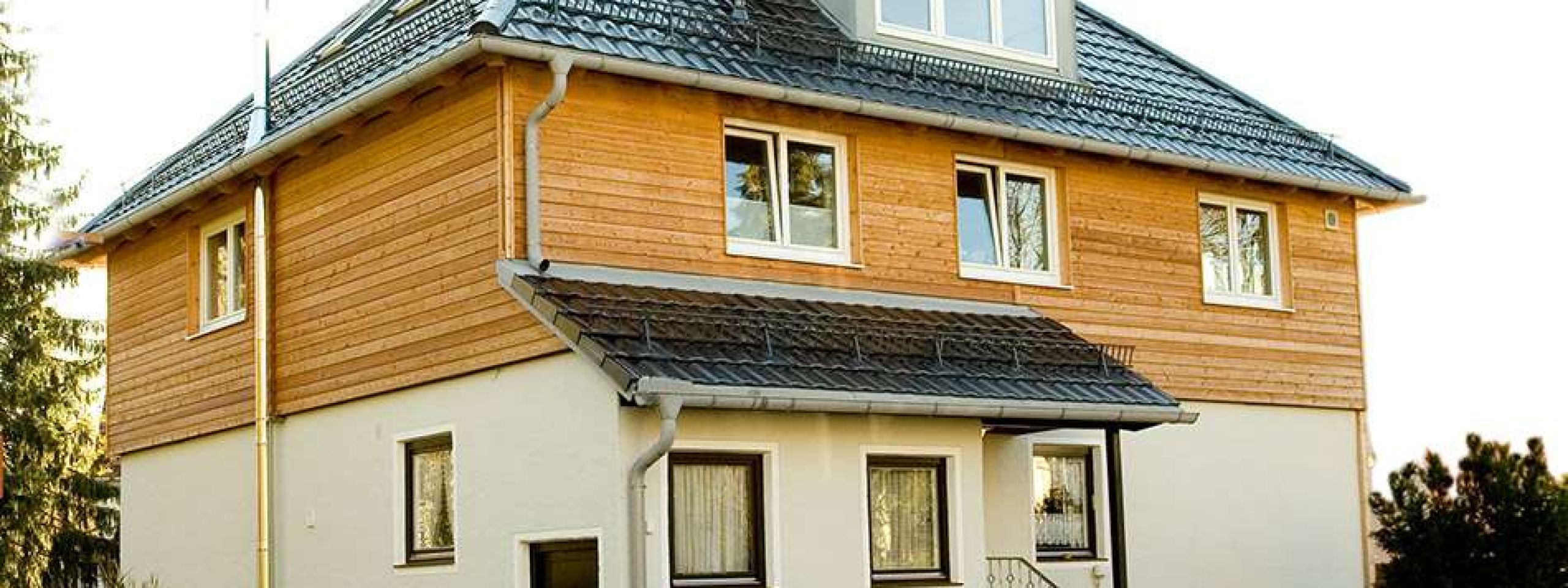 Aufstockung eines Einfamilienhauses