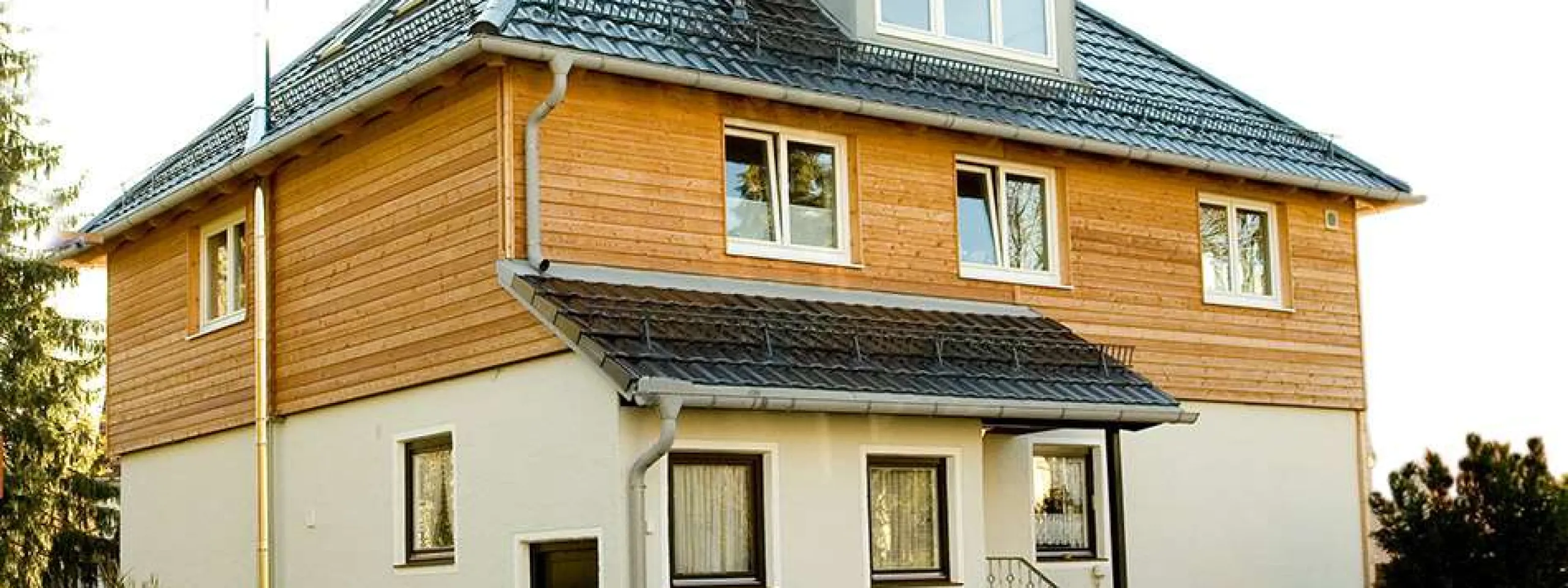 Aufstockung eines Einfamilienhauses