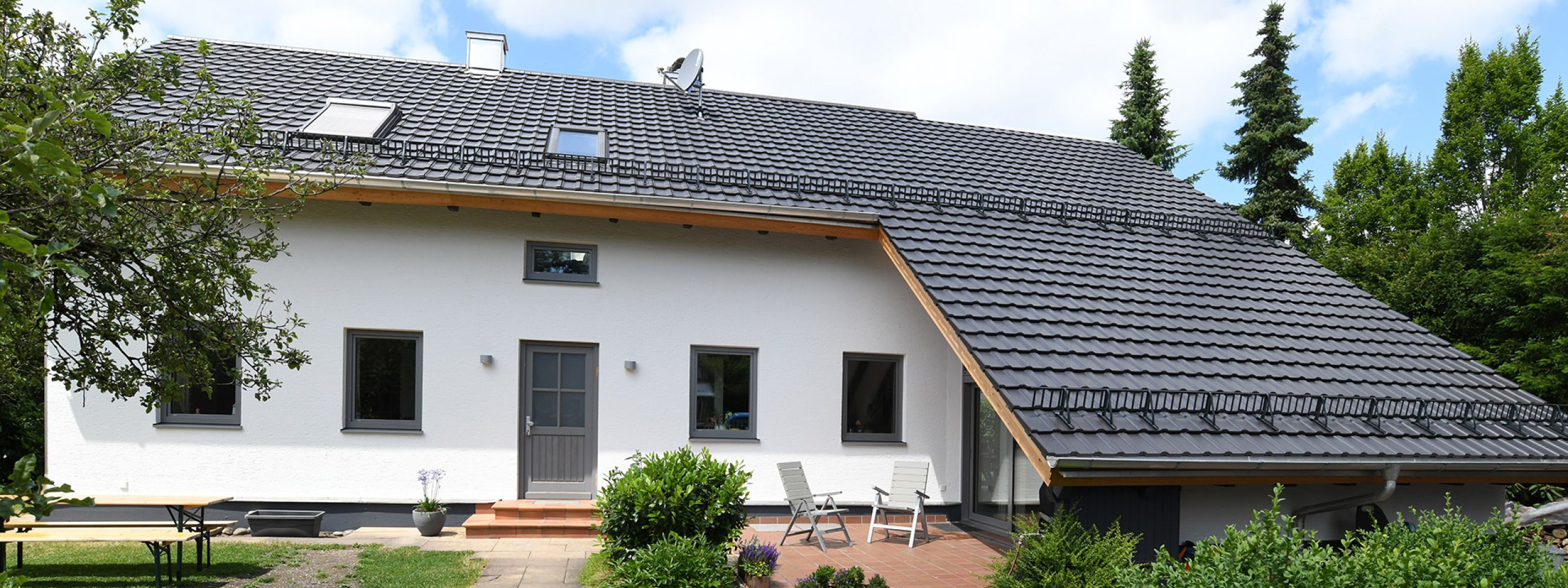 Wie man mit einem neuen Dach so viel mehr Haus bekommt