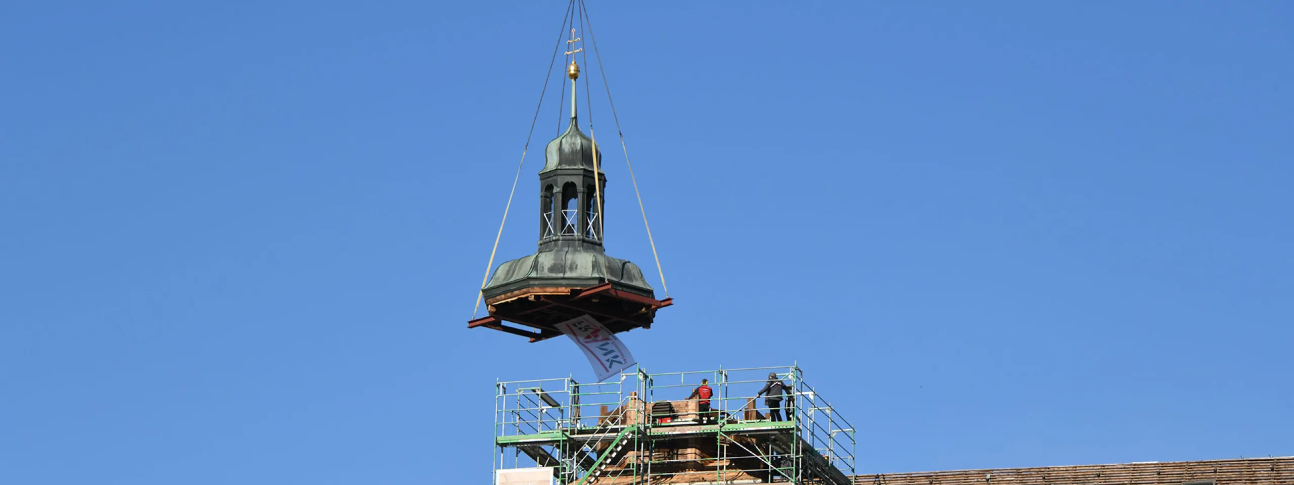 Abbau Turmspitze Domberg 