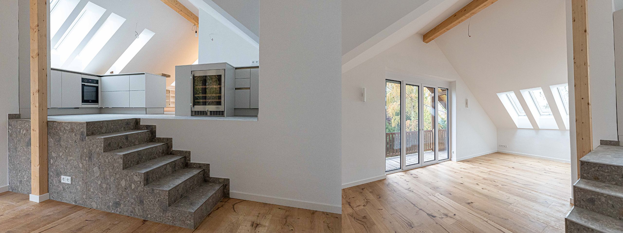 Dachausbau im Grünen