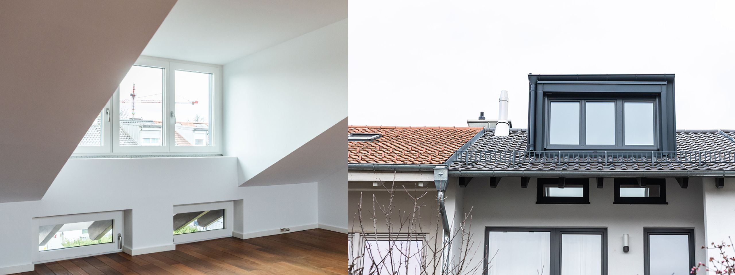 Dachraumerweiterung durch Dachgaube