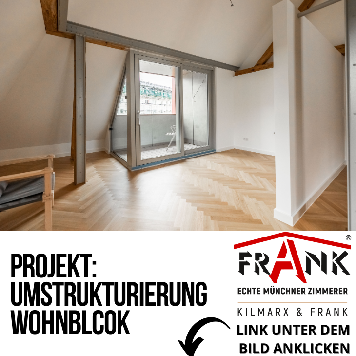 Umstrukturierung Wohnblock München